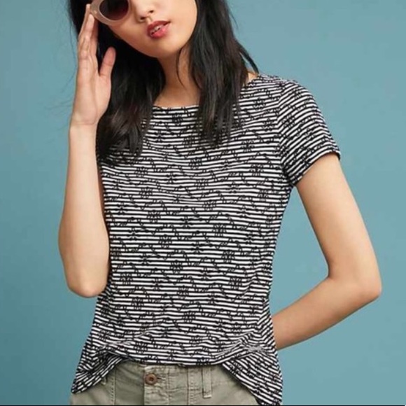 Anthropologie Postmark Bennet Knit Tee - Picture 2 of 5